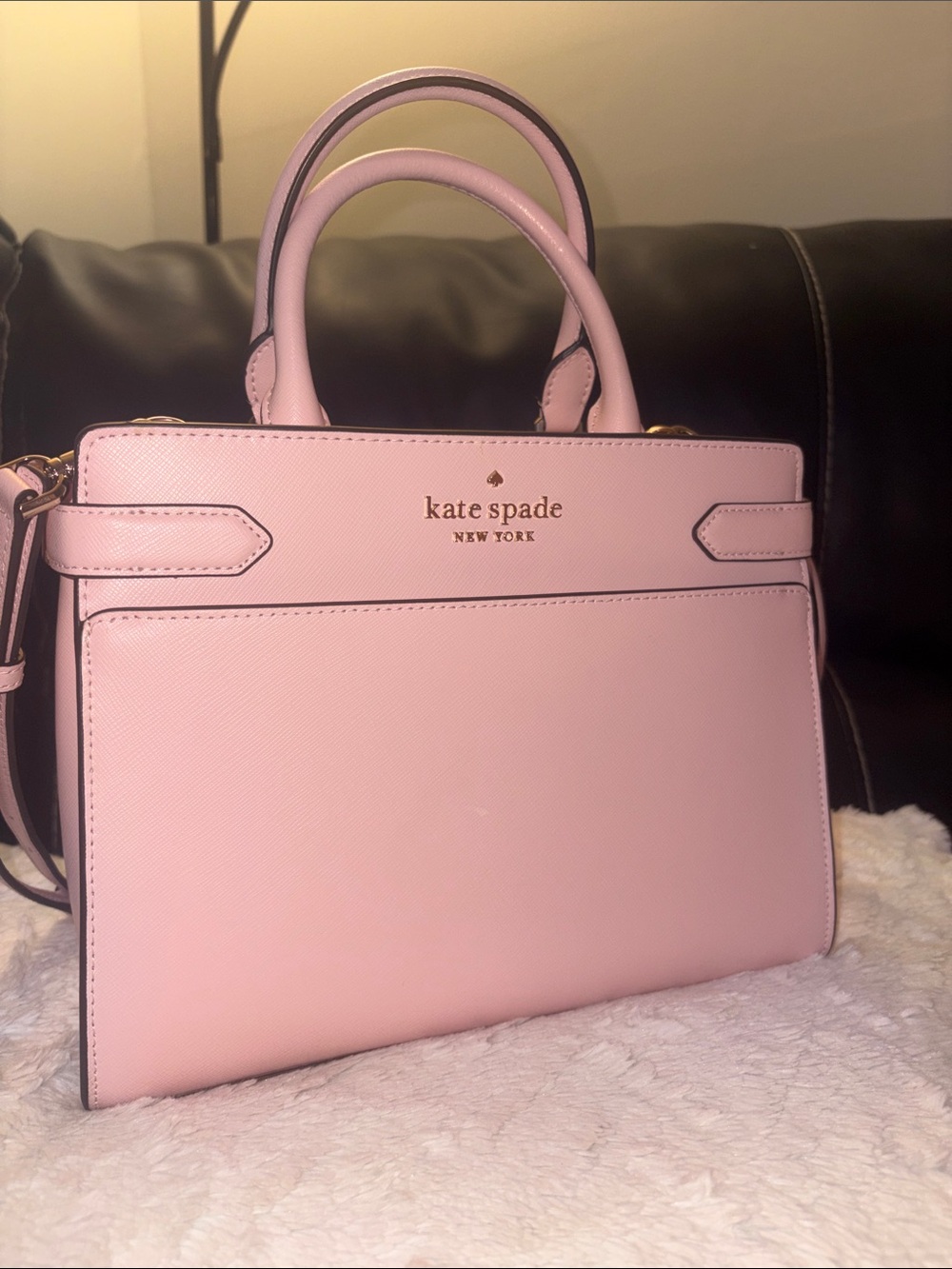 Kate Spade Pink Structured Satchel - Picture 9 of 9